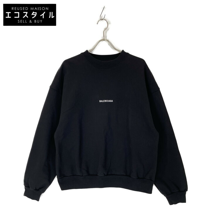 楽天市場】BALENCIAGA バレンシアガ 23年 ﾌﾞﾗｯｸ ﾊﾞｯｸﾛｺﾞｽｳｪｯﾄﾄﾚｰﾅ 