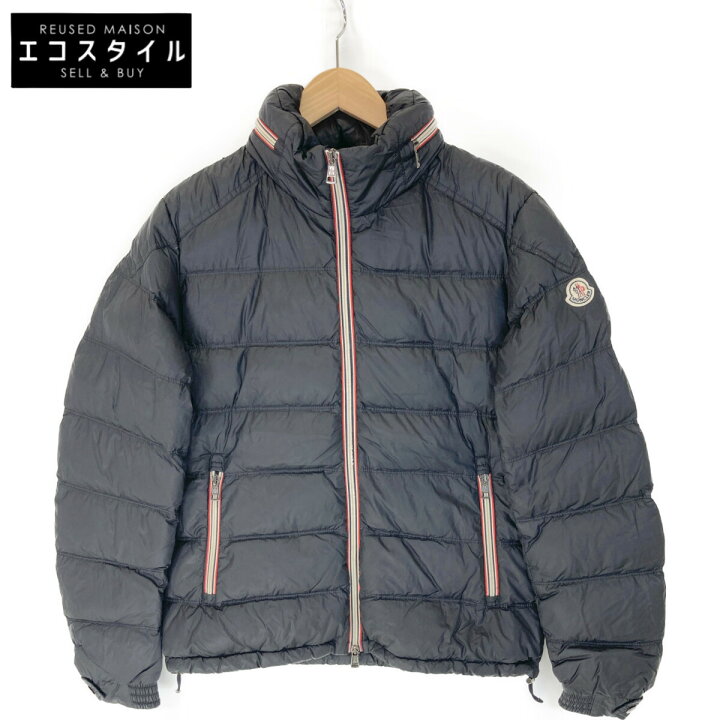 楽天市場】MONCLER モンクレール ネイビー GASTON トリコロール ダウン  