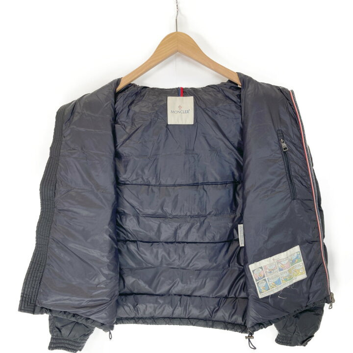 楽天市場】MONCLER モンクレール ネイビー GASTON トリコロール ダウン  