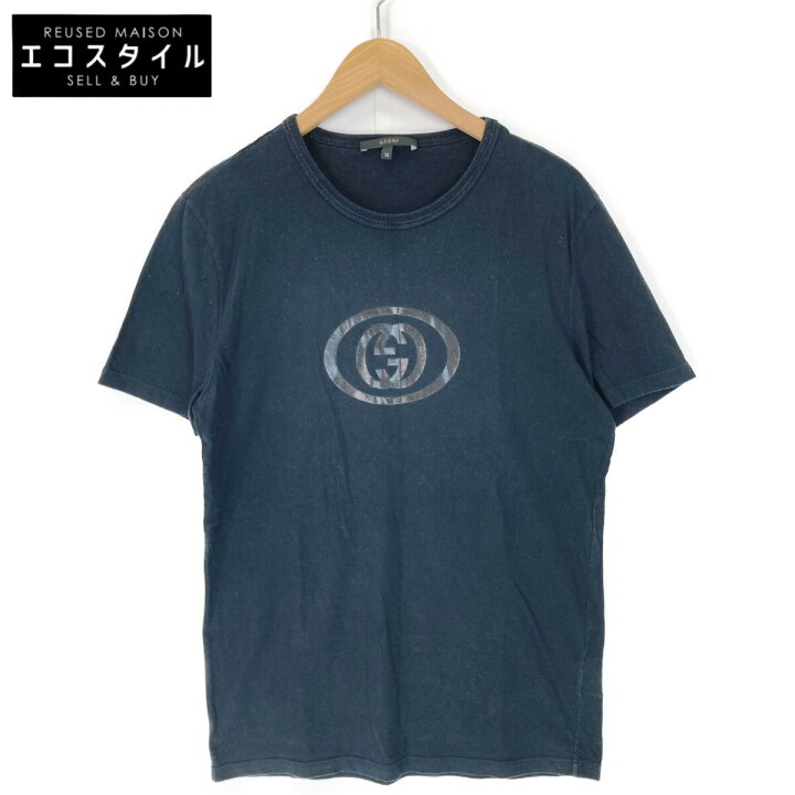 楽天市場】GUCCI グッチ ﾌﾞﾗｯｸ 295979 X3742 ｵｰﾙﾄﾞｴﾝﾌﾞﾚﾑ Tｼｬﾂ 