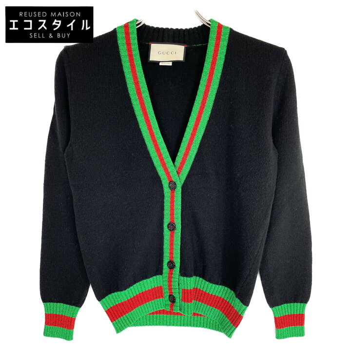 楽天市場】GUCCI グッチ 【美品/国内正規】448548 Vネック ウェブ 