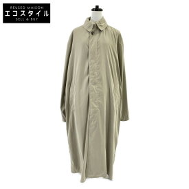 Maison Margiela メゾンマルジェラ 【国内正規】S51AH0184 TRENCH COAT ピーチコットン トレンチ コート 40 ベージュ レディース 【中古】