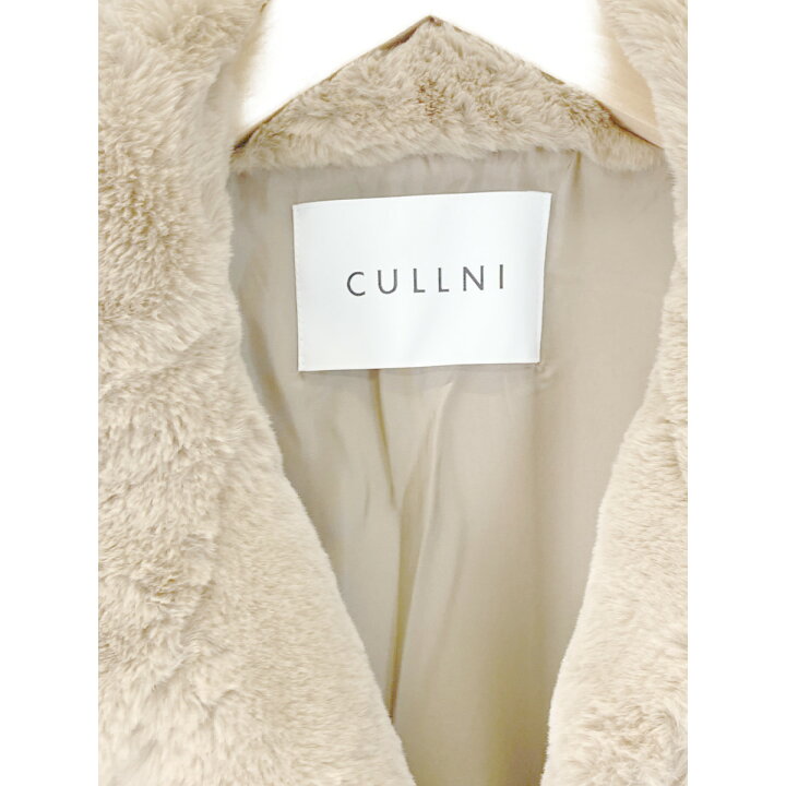 楽天市場】CULLNI クルニ 21-AW-011 ベージュ フェイクファーブルゾン  