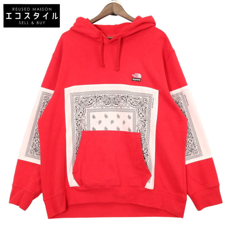 楽天市場】Supreme シュプリーム ×ﾉｰｽﾌｪｲｽ NT02208I 22SS ﾚｯﾄﾞ ﾊﾞﾝﾀﾞﾅ 