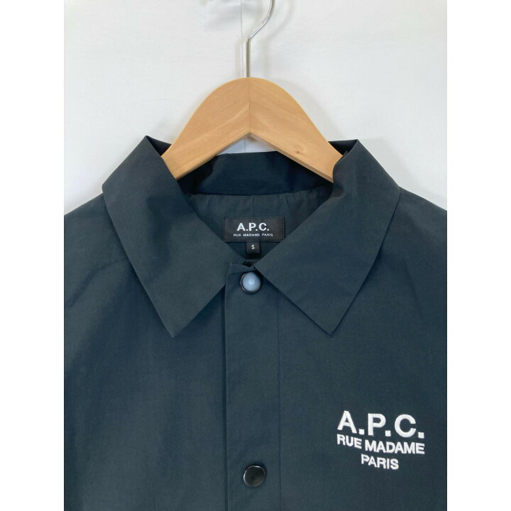 楽天市場】A.P.C. アーペーセー ブラック ナイロン コーチジャケット 