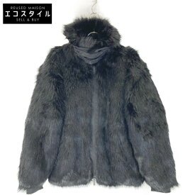 NIKE ナイキ ×アンブッシュ ブラック AQ9225-010 Reversible Faux Fur Jacket ジャケット L ブラック メンズ 【中古】