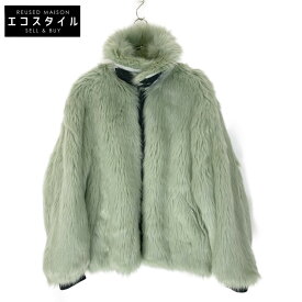 NIKE ナイキ ×アンブッシュ グリーン AQ9225-390 Reversible Faux Fur Jacket ジャケット L グリーン メンズ 【中古】
