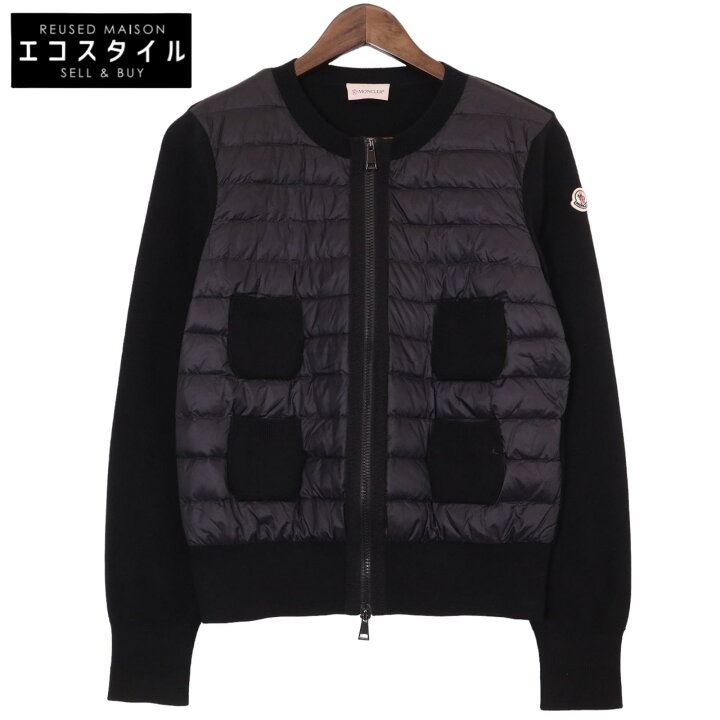 楽天市場】MONCLER モンクレール ﾌﾞﾗｯｸ ﾎﾟｹｯﾄﾆｯﾄｶｰﾃﾞｨｶﾞﾝ カーディガン 