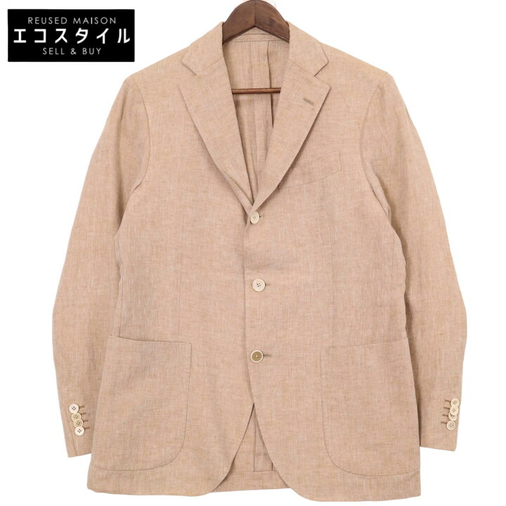 楽天市場】LARDINI ラルディーニ ﾍﾞｰｼﾞｭ ﾘﾈﾝ 3Bﾃｰﾗｰﾄﾞｼﾞｬｹｯﾄ 