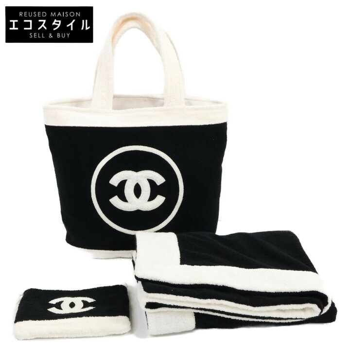 楽天市場】CHANEL シャネル ココマーク ビーチタオル、ビーチバッグ  
