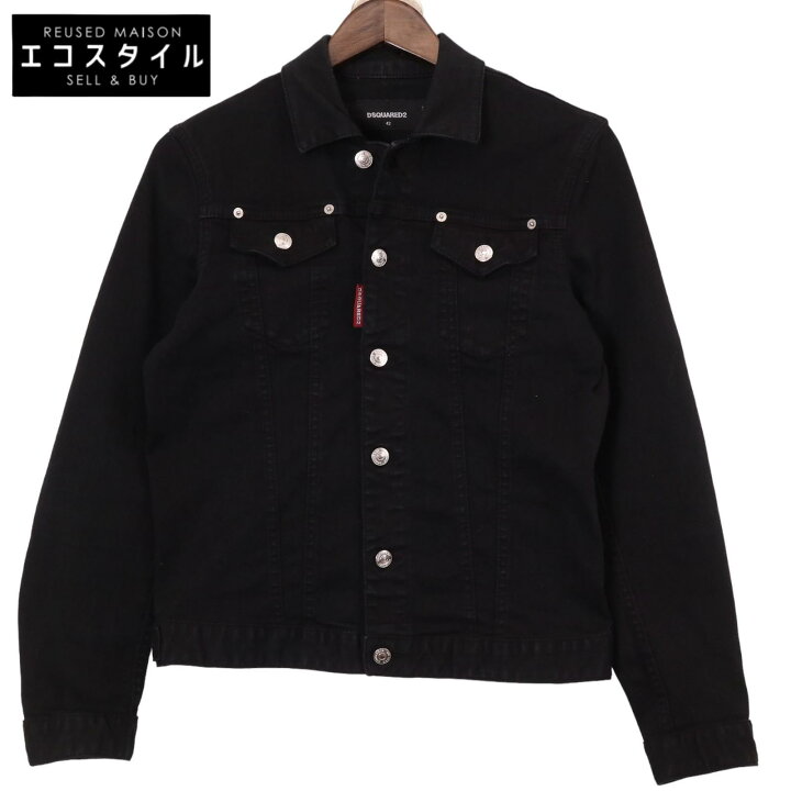 楽天市場】DSQUARED2 ディースクエアード S79AM0002 ﾌﾞﾗｯｸ ICON ﾃﾞﾆﾑ 