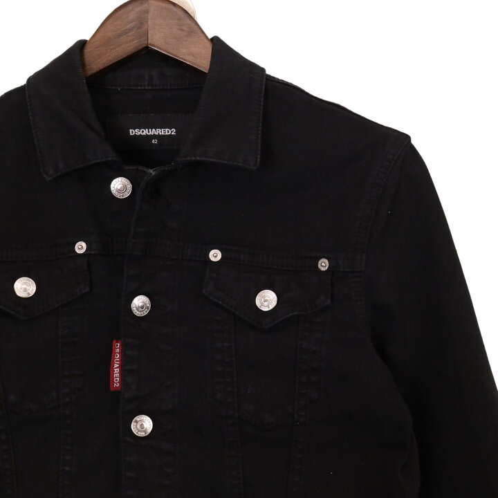 楽天市場】DSQUARED2 ディースクエアード S79AM0002 ﾌﾞﾗｯｸ ICON ﾃﾞﾆﾑ 