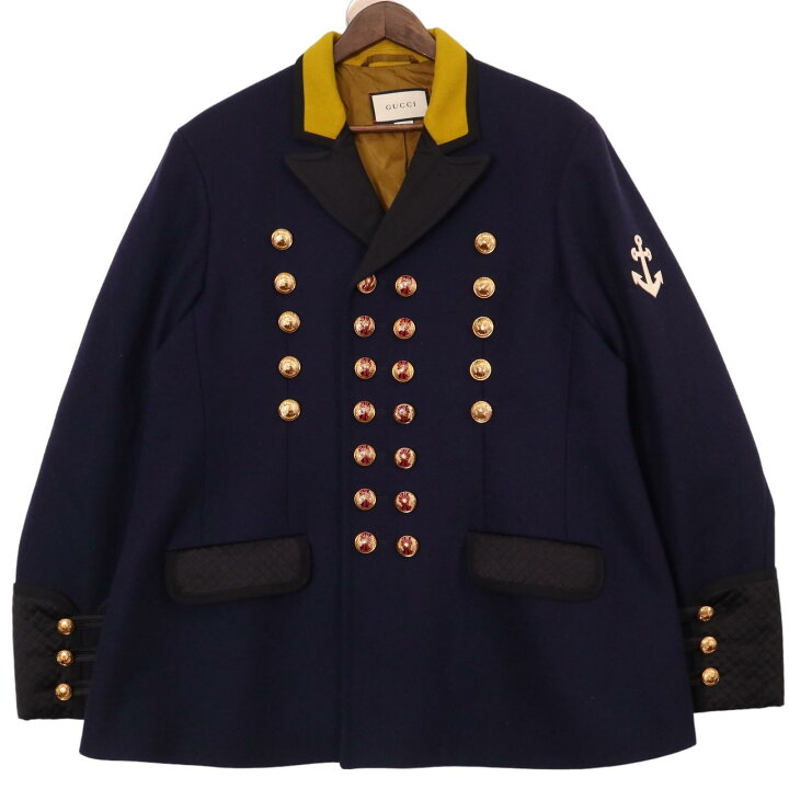 楽天市場】GUCCI グッチ 19AW 579081 ネイビー コレクションライン 