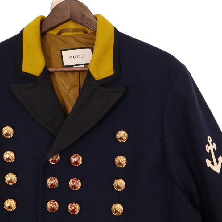 楽天市場】GUCCI グッチ 19AW 579081 ネイビー コレクションライン 
