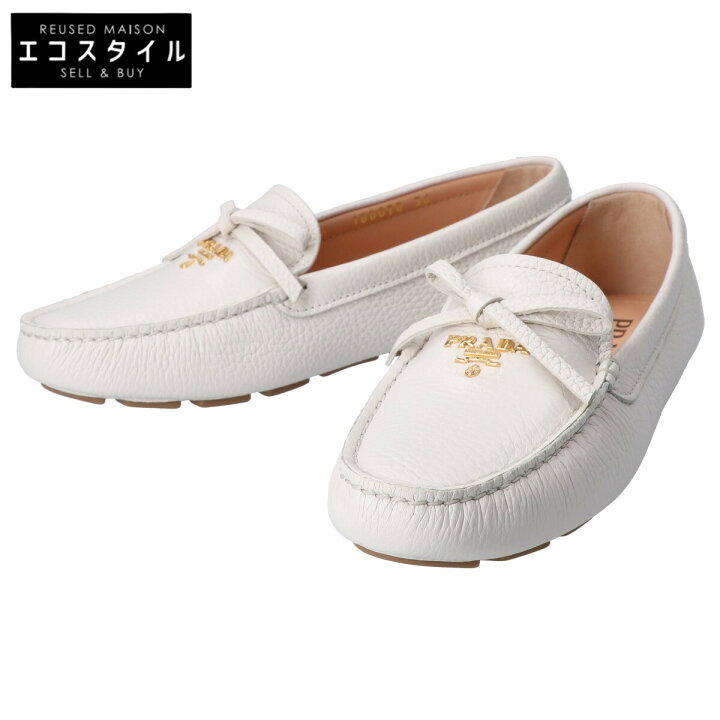楽天市場】PRADA プラダ 【美品】1DD070 レザー ドライビング シューズ 