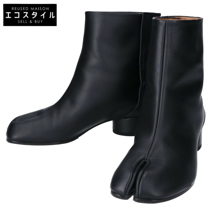 美品】Maison Margiela マルジェラ タビ ブーツ 37 ブラック（Maison 