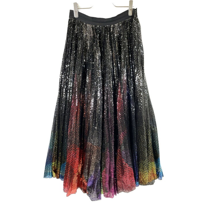 MSGM エムエスジーエム 新品 マルチカラー プリーツスカート 