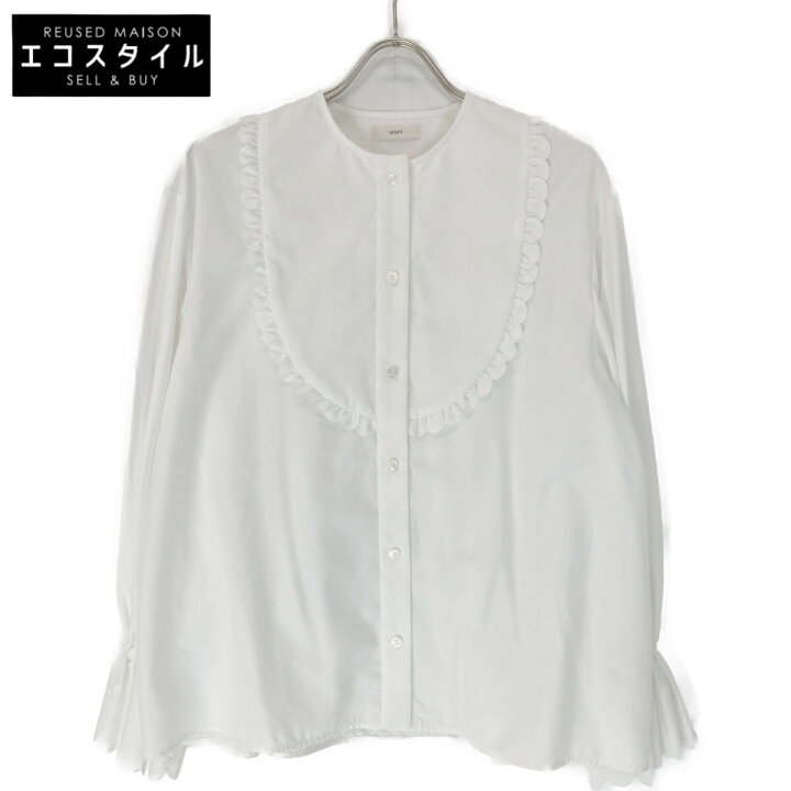 楽天市場】yori ヨリ 22AW ホワイト YR2221-106AW スカラップカット 