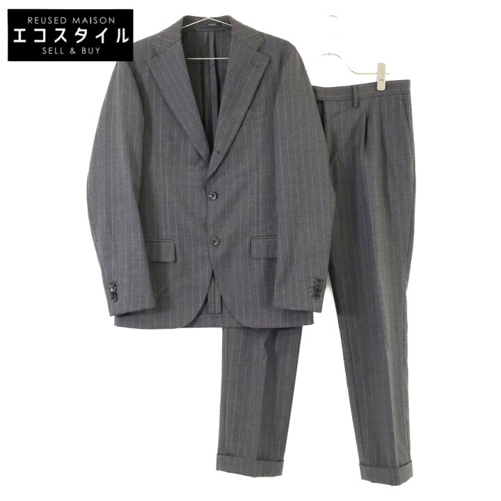 楽天市場】LARDINI ラルディーニ JU851AQ ストライプ ワンプリーツ 