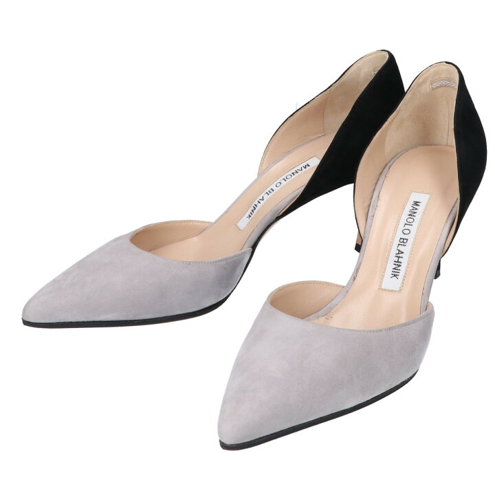 楽天市場】MANOLO BLAHNIK マノロブラニク 【美品】バイカラー 