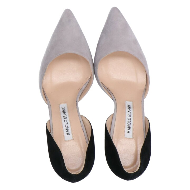 楽天市場】MANOLO BLAHNIK マノロブラニク 【美品】バイカラー 