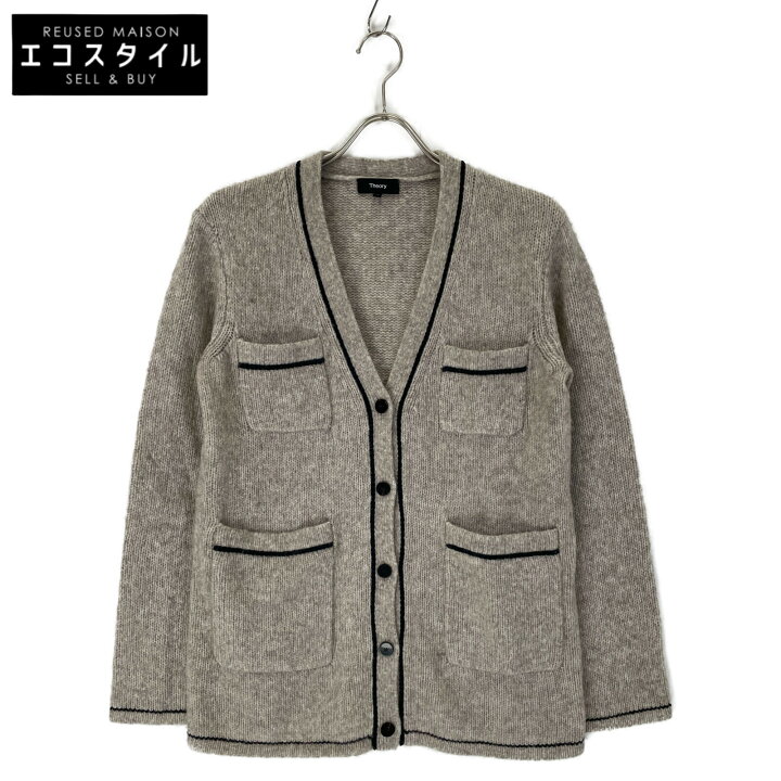 楽天市場】Theory セオリー 01-2403710 22年製 NUAGE2 CONTRAST CARDI  