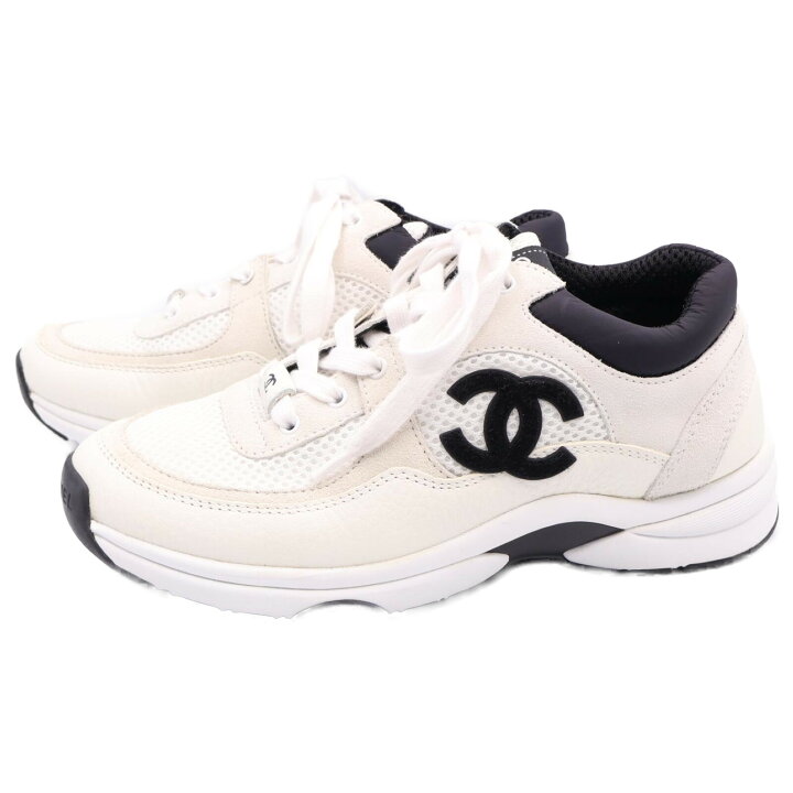 楽天市場】CHANEL シャネル G38299 CCココマーク メッシュ & スエード  