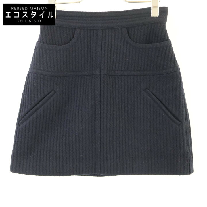 楽天市場】CHANEL シャネル 【美品】P44591V32677 ウール ミニ 
