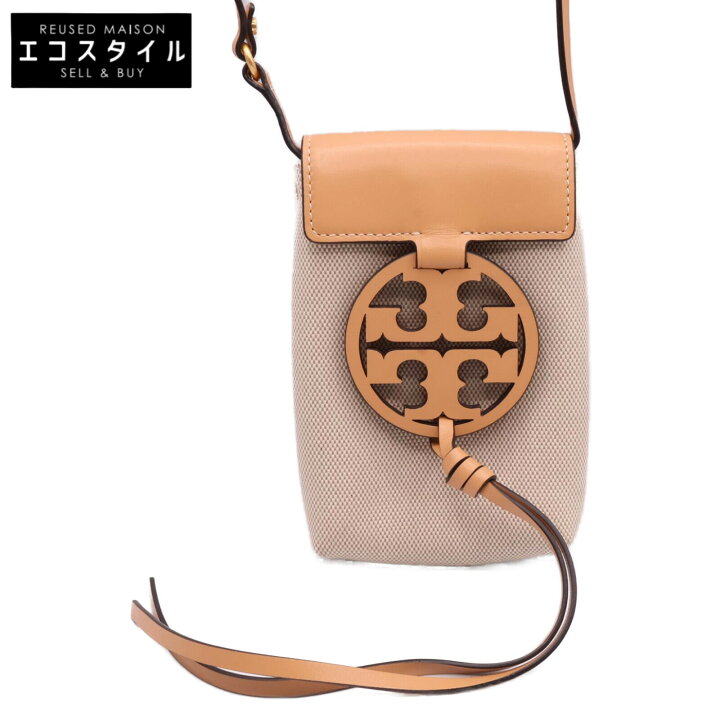 楽天市場】Tory Burch トリーバーチ 【美品】TTロゴ キャンバス/レザー  
