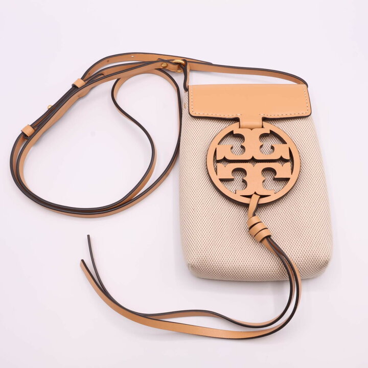 楽天市場】Tory Burch トリーバーチ 【美品】TTロゴ キャンバス/レザー 
