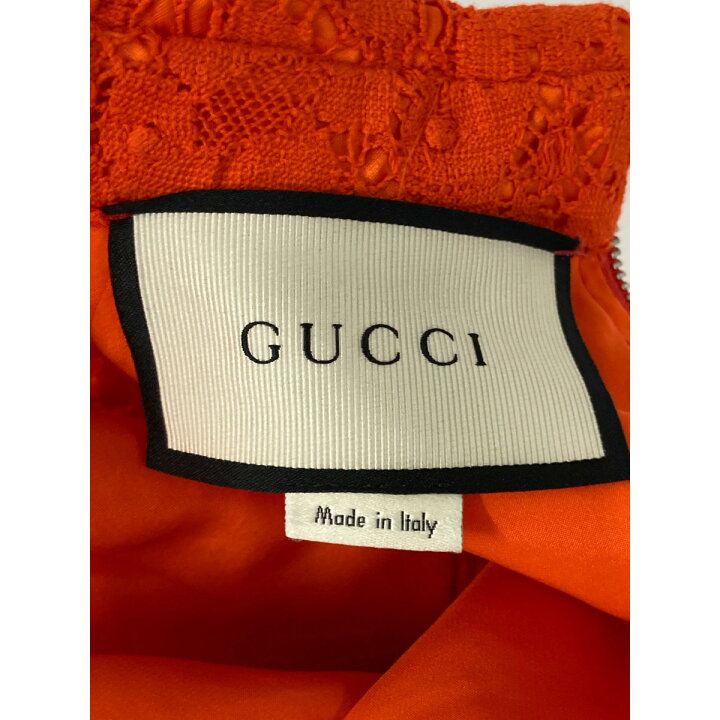 楽天市場】GUCCI グッチ 475846 ウェブリボン レース刺繍ワンピース 