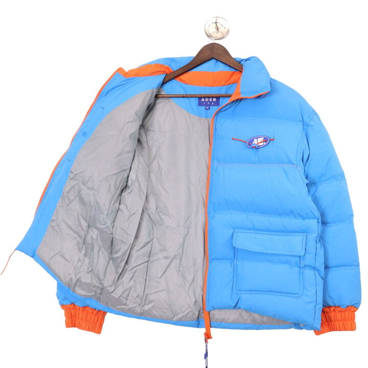 楽天市場】ADERERROR アーダーエラー ブルー AE PUFFER JACKET 