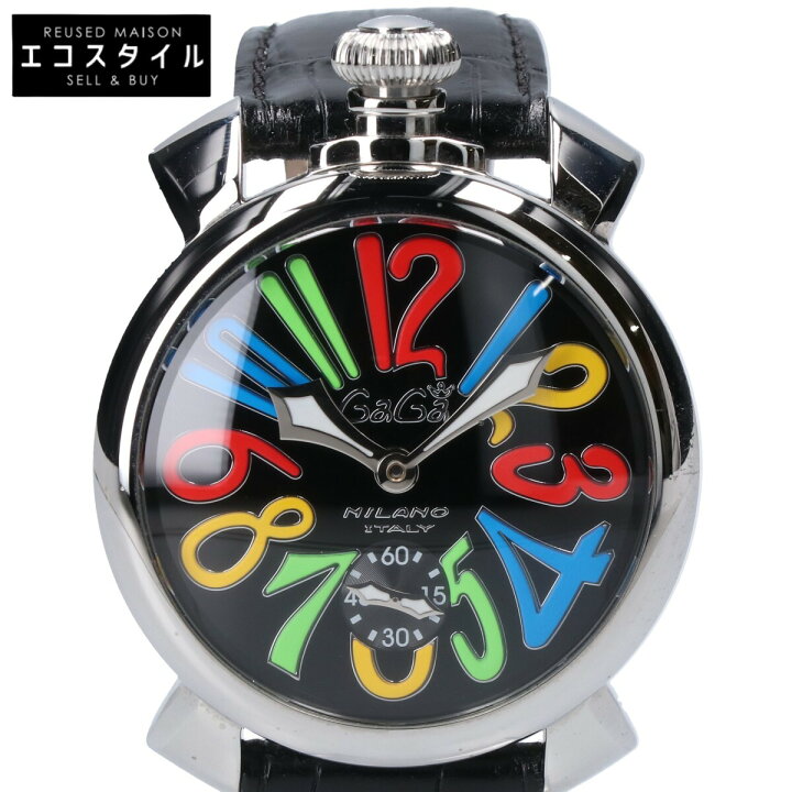 楽天市場】GAGA MILANO ガガミラノ 【美品】REF.5010 MANUALE 48 