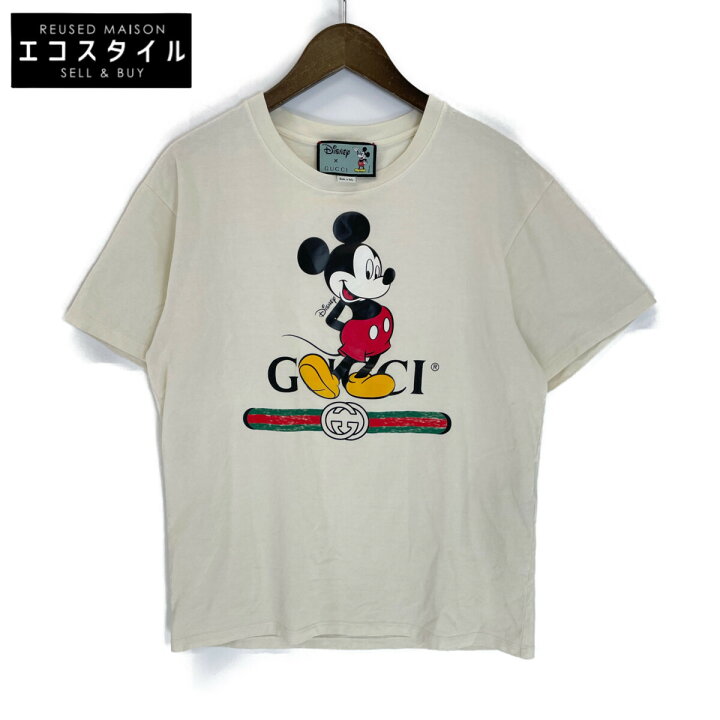 楽天市場】GUCCI グッチ 565806 ディズニーコラボロゴTシャツ トップス 