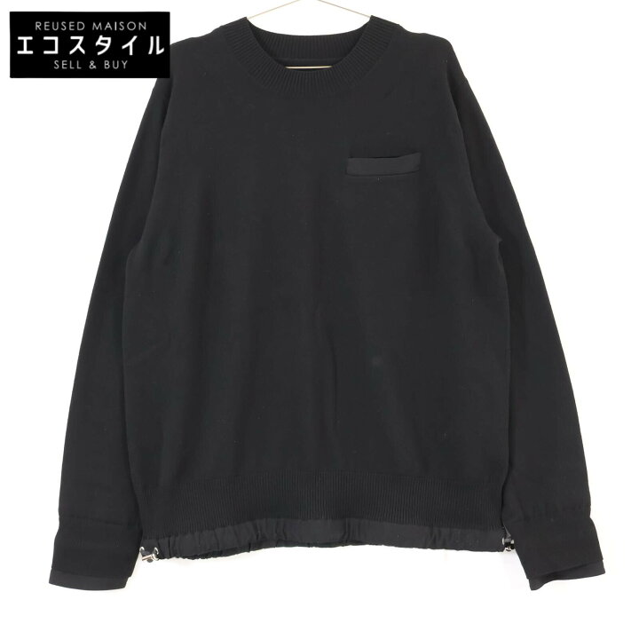 楽天市場】sacai サカイ 【美品/21年製】21-02554M ウール プル  
