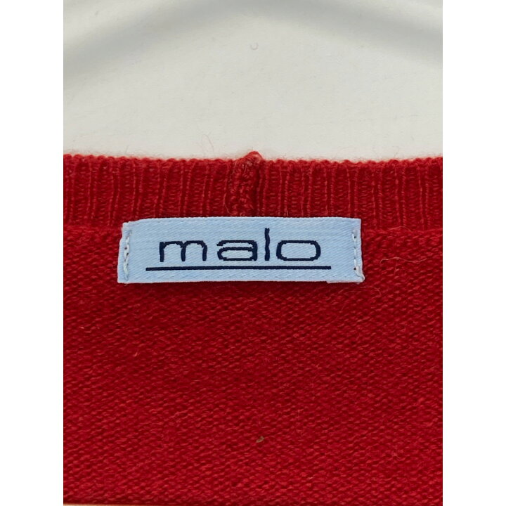 楽天市場】MALO マーロ レッド カシミヤ100 ニットアンサンブル 