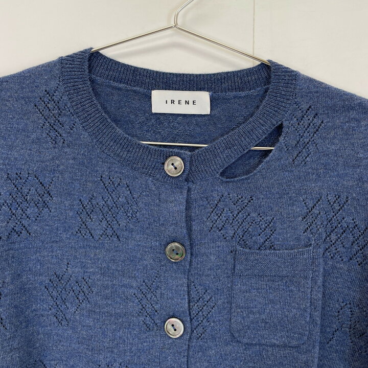 楽天市場】IRENE アイレネ 24SS ﾈｲﾋﾞｰ Eyelet High Gauge Cardigan 
