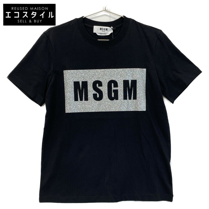 楽天市場】MSGM エムエスジーエム 国内正規 237002-99 ラメロゴ クルー  