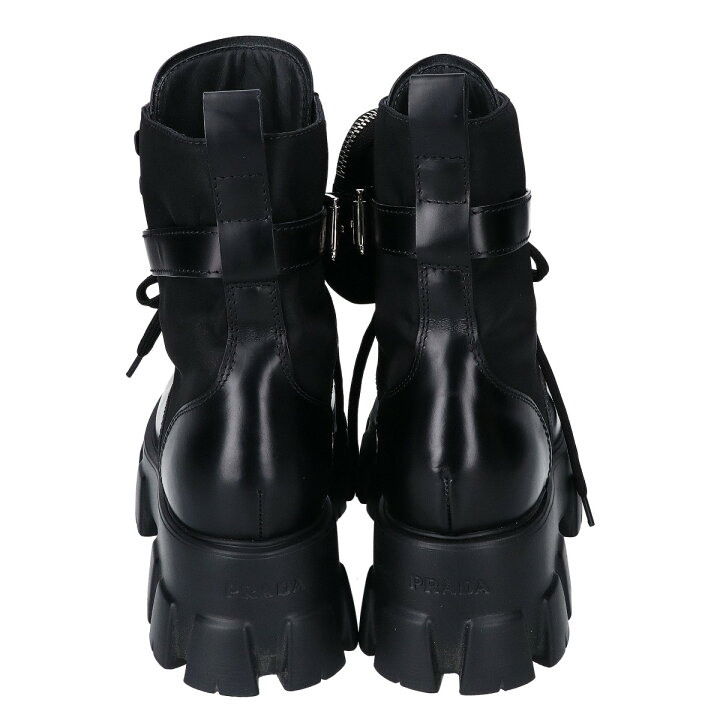 楽天市場】PRADA プラダ 1T255M モノリス ポーチ付きレザーX Re-Nylon 