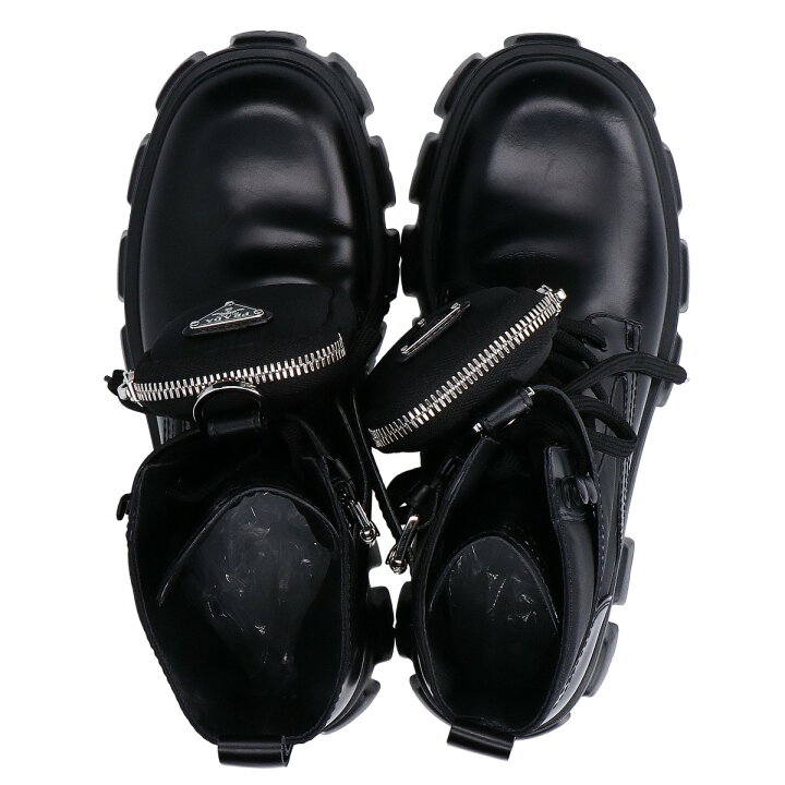 楽天市場】PRADA プラダ 1T255M モノリス ポーチ付きレザーX Re-Nylon 
