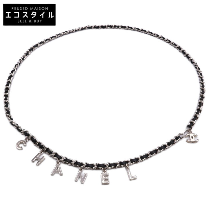 楽天市場】CHANEL シャネル A13V ロゴチャーム チェーン ベルト 