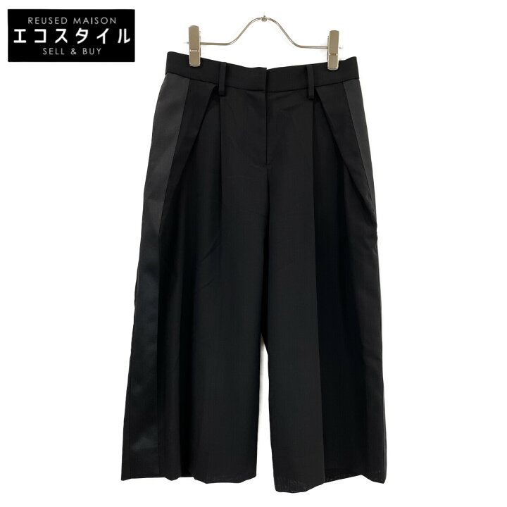 楽天市場】sacai サカイ 20-05268 サテンサイドライン クロップド 