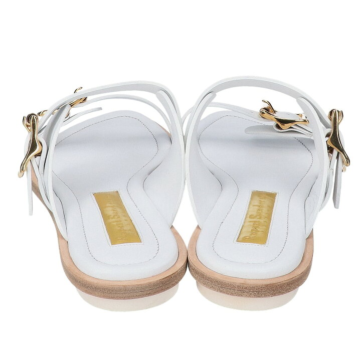 Rupert Sanderson フラットサンダル White - サンダル