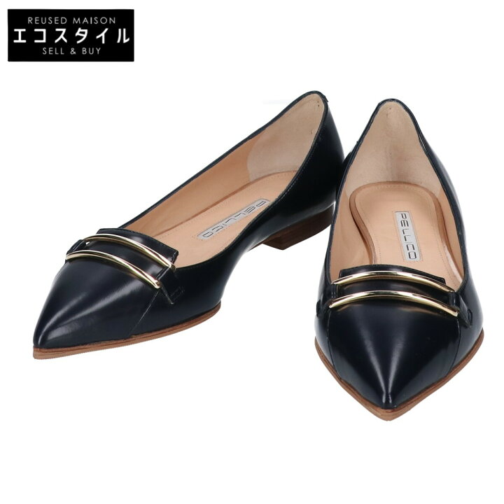 楽天市場】PELLICO ペリーコ 【美品】レザー ポインテッドトゥ 