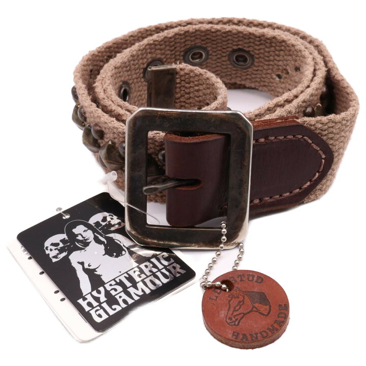 美品〉HYSTERIC GLAMOUR ヒステリックグラマー スタッズ ベルト