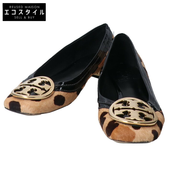 楽天市場】Tory Burch トリーバーチ レオパード柄 ハラコ スクエアトゥ 