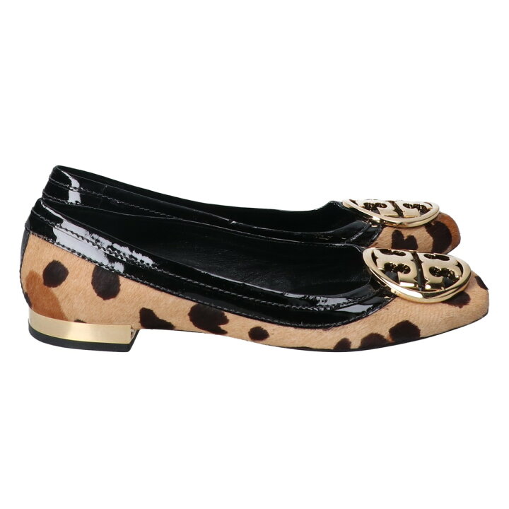 楽天市場】Tory Burch トリーバーチ レオパード柄 ハラコ スクエアトゥ 