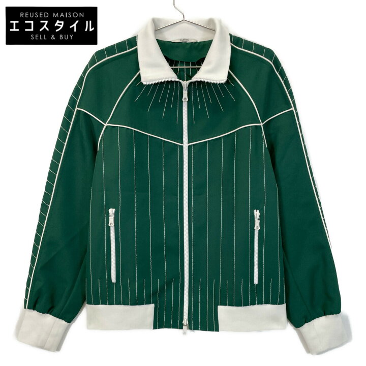 楽天市場】VALENTINO ヴァレンティノ グリーン ホワイトステッチ  
