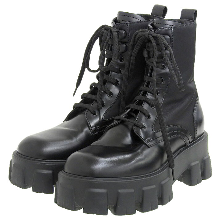PRADA ブーツ ブラック #36.5 ナイロン（楽天市場】PRADA プラダ PRADA 