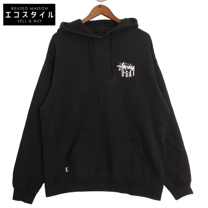 楽天市場】STUSSY ステューシー ﾌﾞﾗｯｸ ﾛｺﾞ ﾌｰﾃﾞｨ/ﾌﾟﾙｵｰﾊﾞｰﾊﾟｰｶｰ  